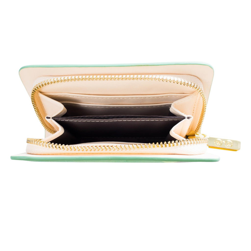 Wuthering Heights Green Wallet Purse by Emily Brontë featuring Lone Tree design, by Well Read Co. - Inside